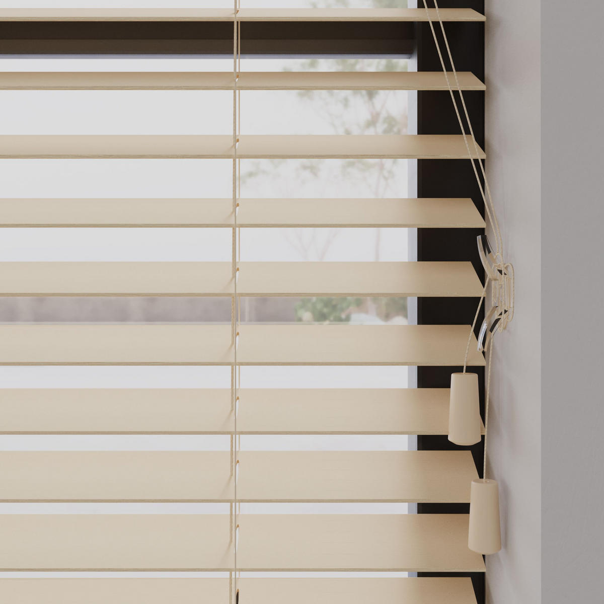 HOLZJALOUSIEN Cocoon Naturel - Naturfarben, Holz (240/240cm) - Cocoon Home Concepts
