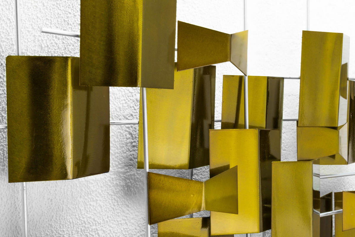 WANDDEKO Gold 95/67 cm - Goldfarben, Metall (5.01/67/9cm) - KUNSTLOFT