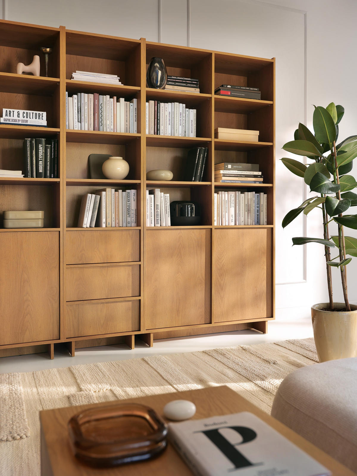 BÜCHERREGAL ZENITH 98/201/39 cm Wohnzimmerregal Hochschrank Regal Braun - Braun, Holzwerkstoff (98/201/39cm) - MASSENO