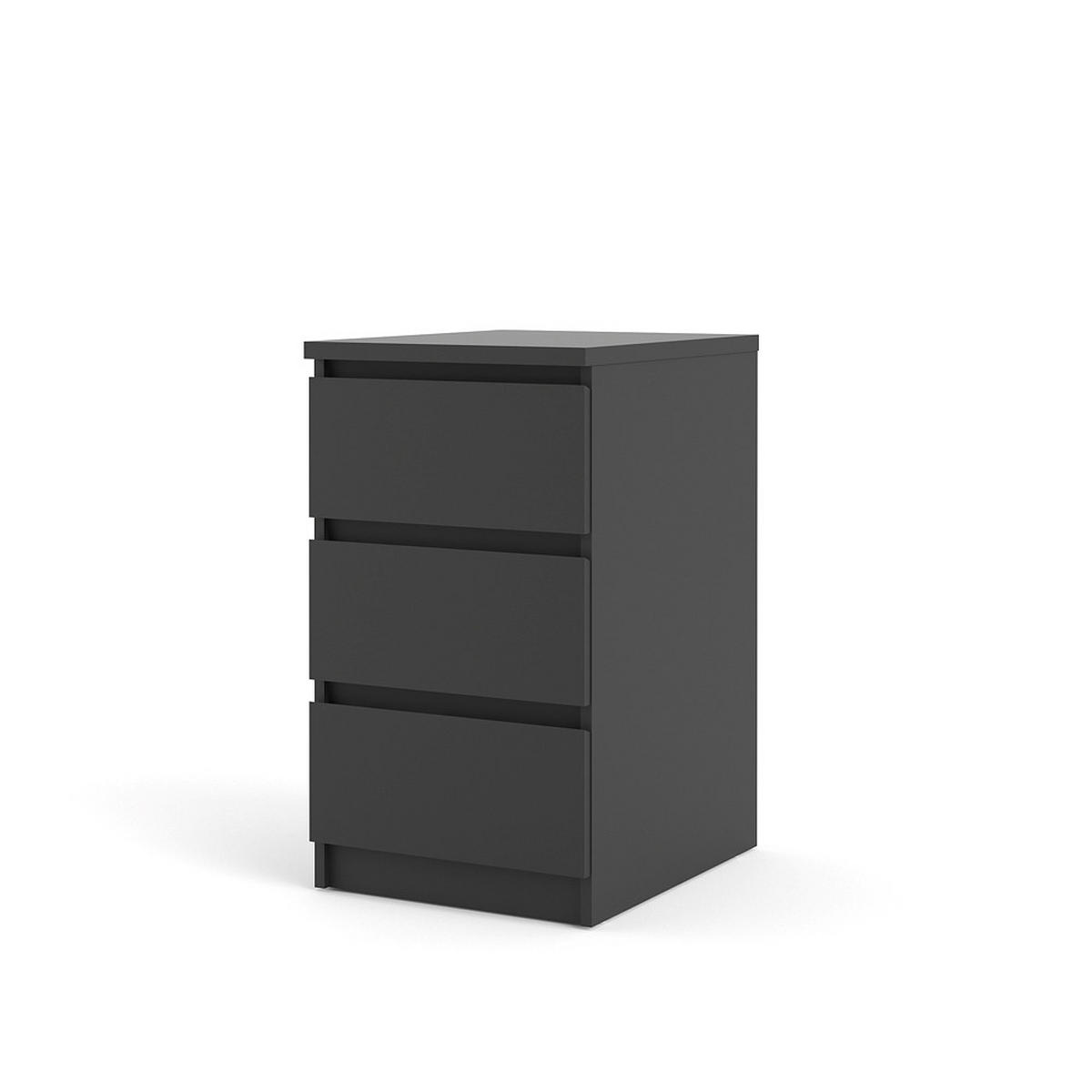KOMMODE Schwarz - Schwarz, Holzwerkstoff (40/70/50cm) - ebuy24