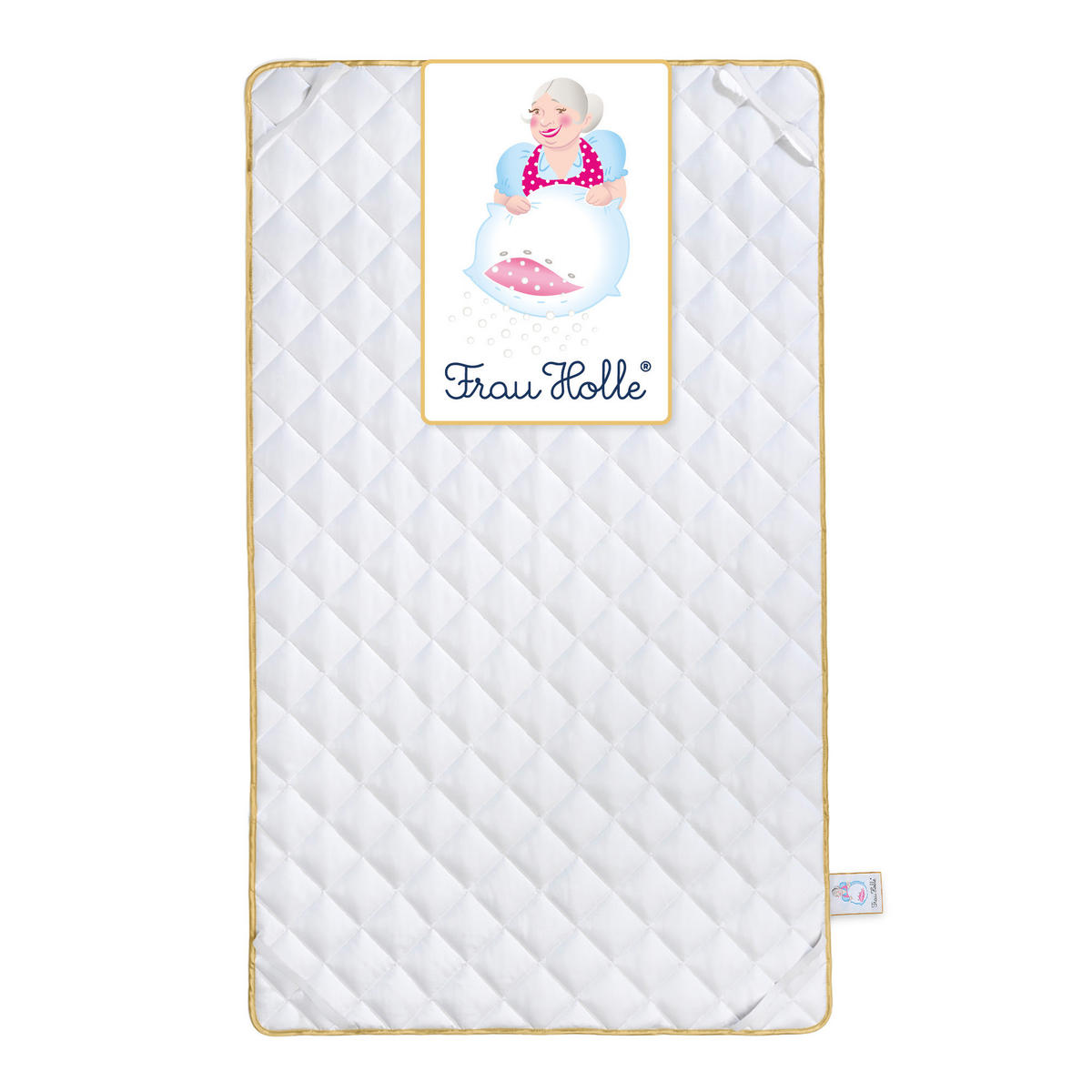 MATRATZENAUFLAGE PREMIUM Baumwolle leicht - Weiß, Naturmaterialien/Textil (100/200cm) - Frau Holle