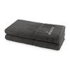 SAUNA SET PEARL 2-TLG - Graphitfarben, Textil (80/200cm) - Möve for Frottana