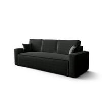 SOFA AMBRO Poso 34 mit Schlaffunktion, Anthrazit, Sofa mit Stauraum - Dunkelgrau, Textil (90/85/230cm) - Bedante