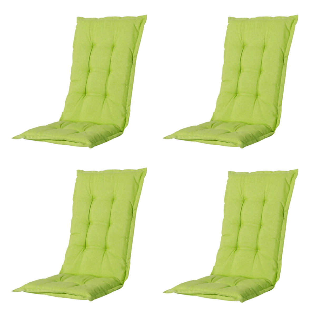 GARTENSTUHLKISSEN Panama 123/50 cm 4er-Set - Limette, Textil (50/7/123cm) - Madison