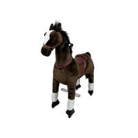 REITPFERD Nella dunkelbraun Größe S - Dunkelbraun, Kunststoff (72/29/83cm) - TPFLiving
