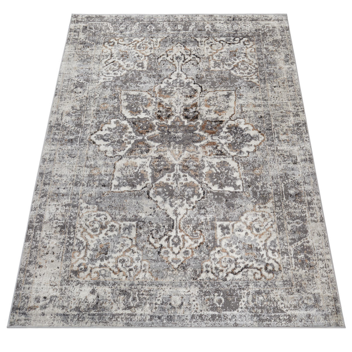 TEPPICH VALLEY Hellgrau 160/220 cm - Hellgrau, Textil (160/220cm) - Tapiso