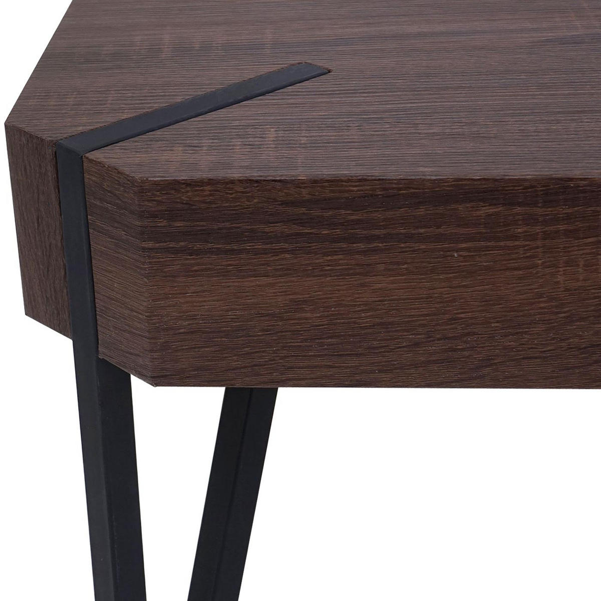COUCHTISCH rechteck Dunkelbraun - Dunkelbraun, Holz (60/110/43cm) - MCW