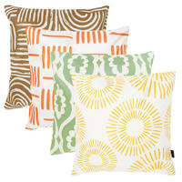 OUTDOORKISSEN 4er Set - Multicolor, Textil (43/43cm) - icon