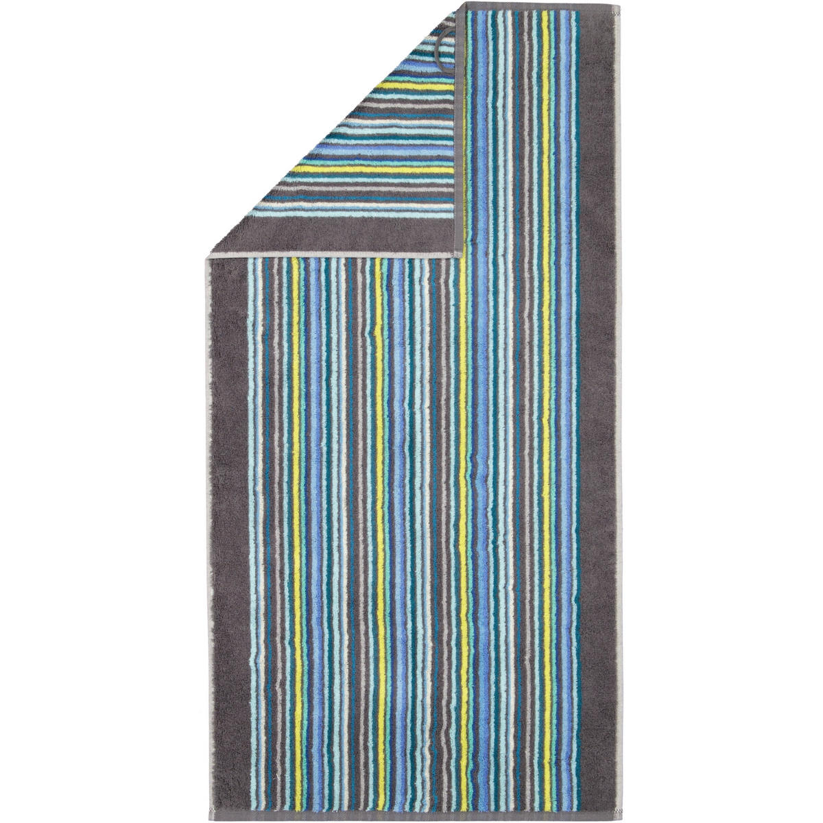 HANDTÜCHER REMAKE STREIFEN 2020 GRÜN-MULTICOLOR - 16 - Multicolor, Textil (70/140cm) - Cawoe