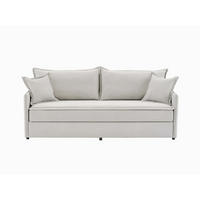 SCHLAFSOFA - 3 Personen - stoff - beige Seraba - Beige, Kunststoff/Textil (204/92/82cm) - Vente-Unique