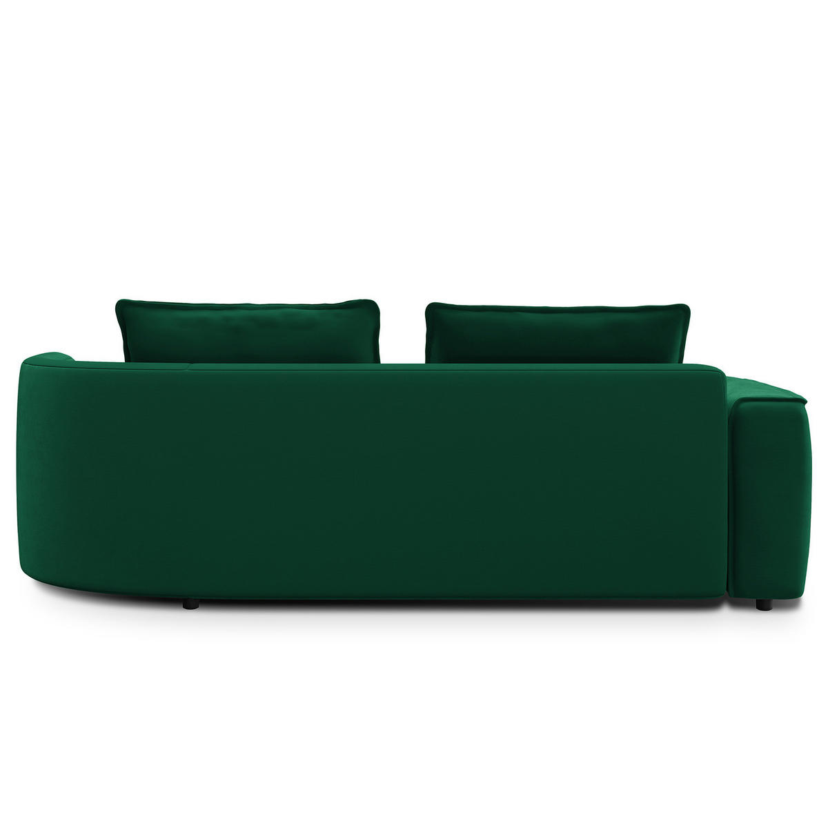 2,5-SITZER SOFA - Dunkelgrün, Textil (217/82/156cm) - home24