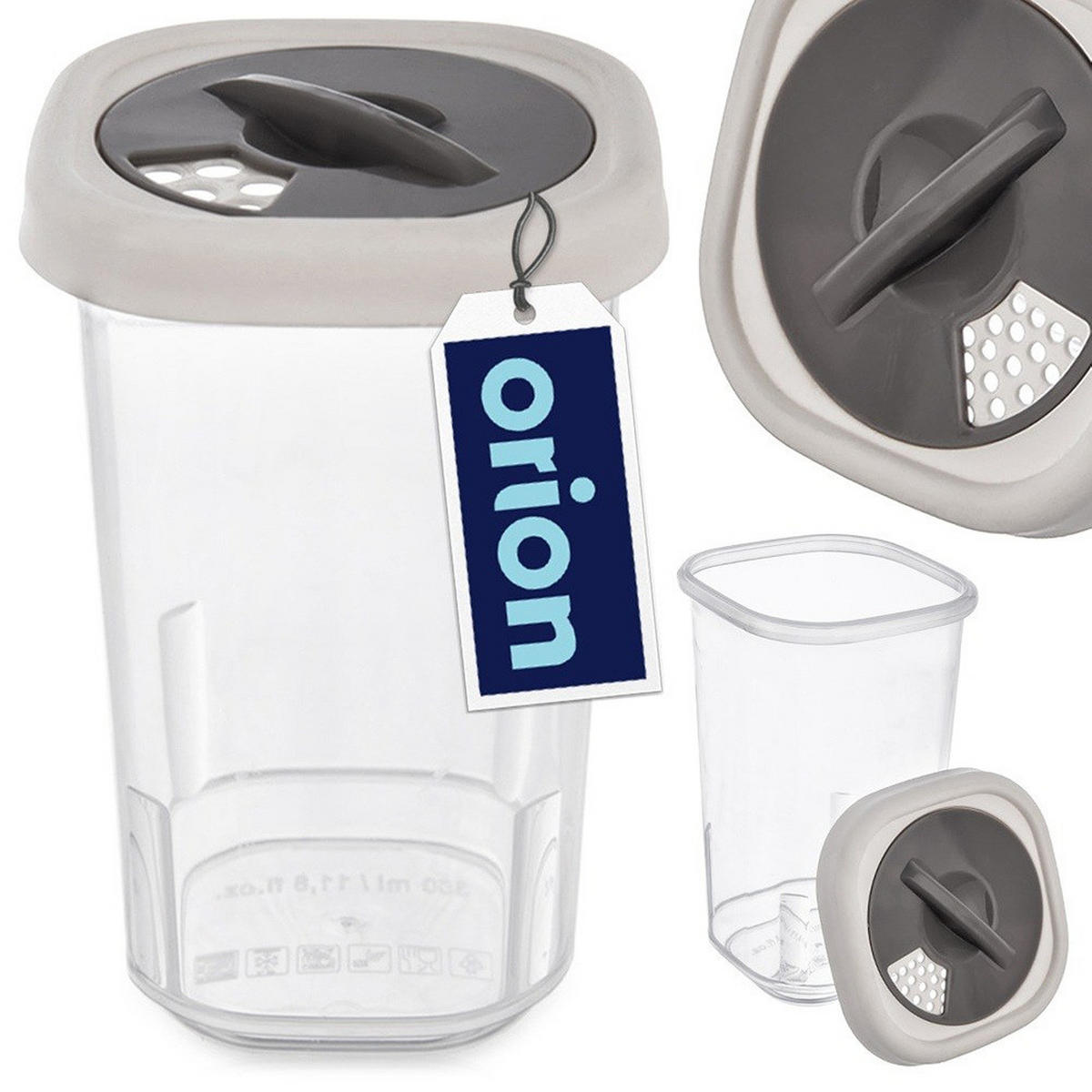 GEWÜRZBEHÄLTER Dosierdeckel 320 ml Transparent - Transparent, Kunststoff (7.2/11.5/7.2cm) - Orion 