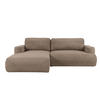 ECKSOFA LUNA mit Bettkasten und Schlaffunktion, Braun - Braun, Textil (271/195cm) - KS Home Concept