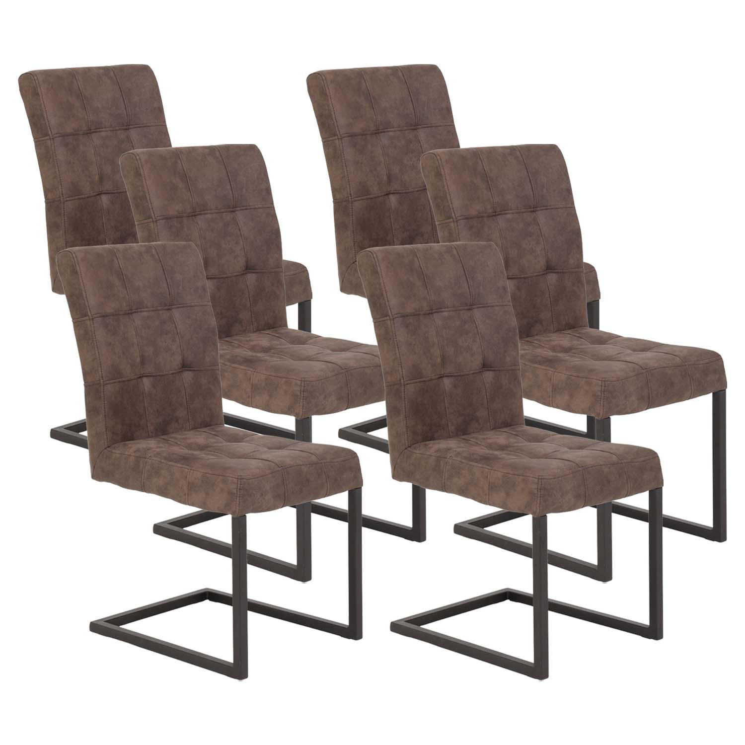 Hela Vertriebs GmbH Schwingstuhl-Set Braun 42x91x62 cm