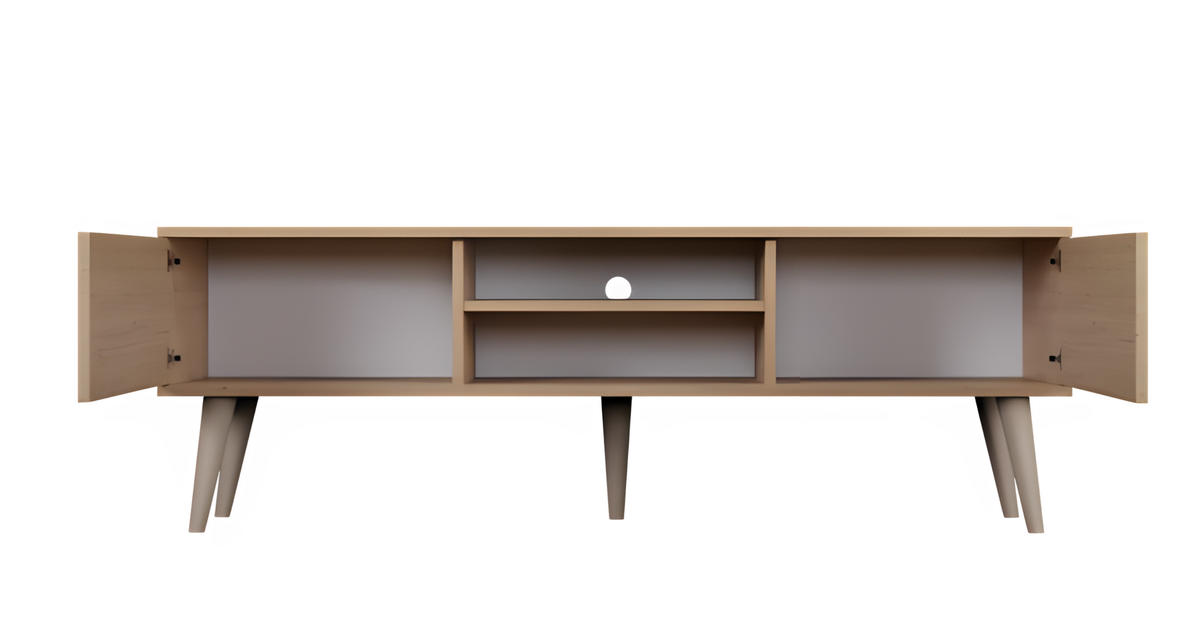 NÍZKA SKRÍŇKA Toronto II 35/55,2/160 cm - dub sonoma, kompozitné drevo (35/55/160cm) - RAUMHIRSCH FURNITURE