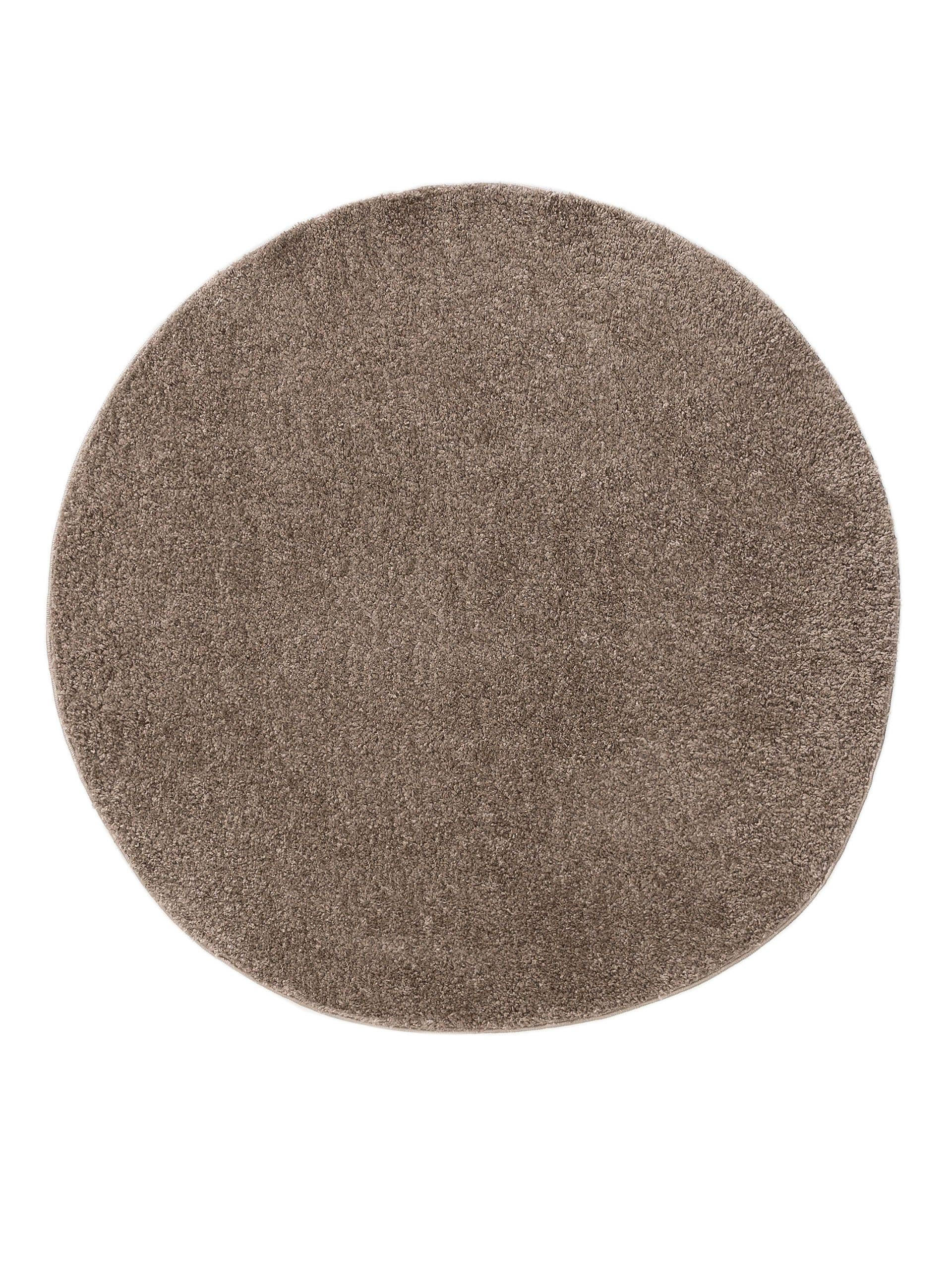 HOCHFLORTEPPICH Soho Taupe ø 200 cm rund - Taupe, Kunststoff (200/200cm) - benuta