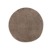 HOCHFLORTEPPICH Soho Taupe ø 200 cm rund - Taupe, Kunststoff (200/200cm) - benuta