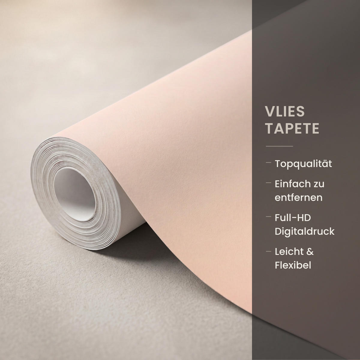 TAPETE - Sonne - Strand - Rosa - 450x300 cm - Hellrosa, Papier (450/300cm) - OnlyWow