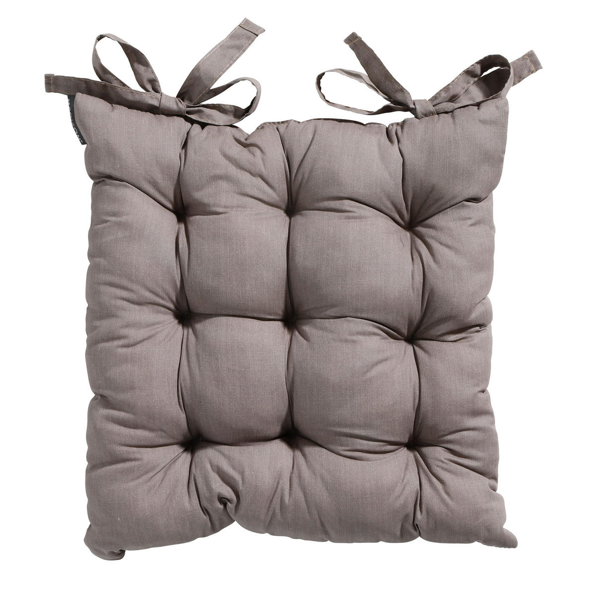SITZKISSEN Basic 46/46 cm 4er-Set - Braun, Textil (46/6/46cm) - Madison