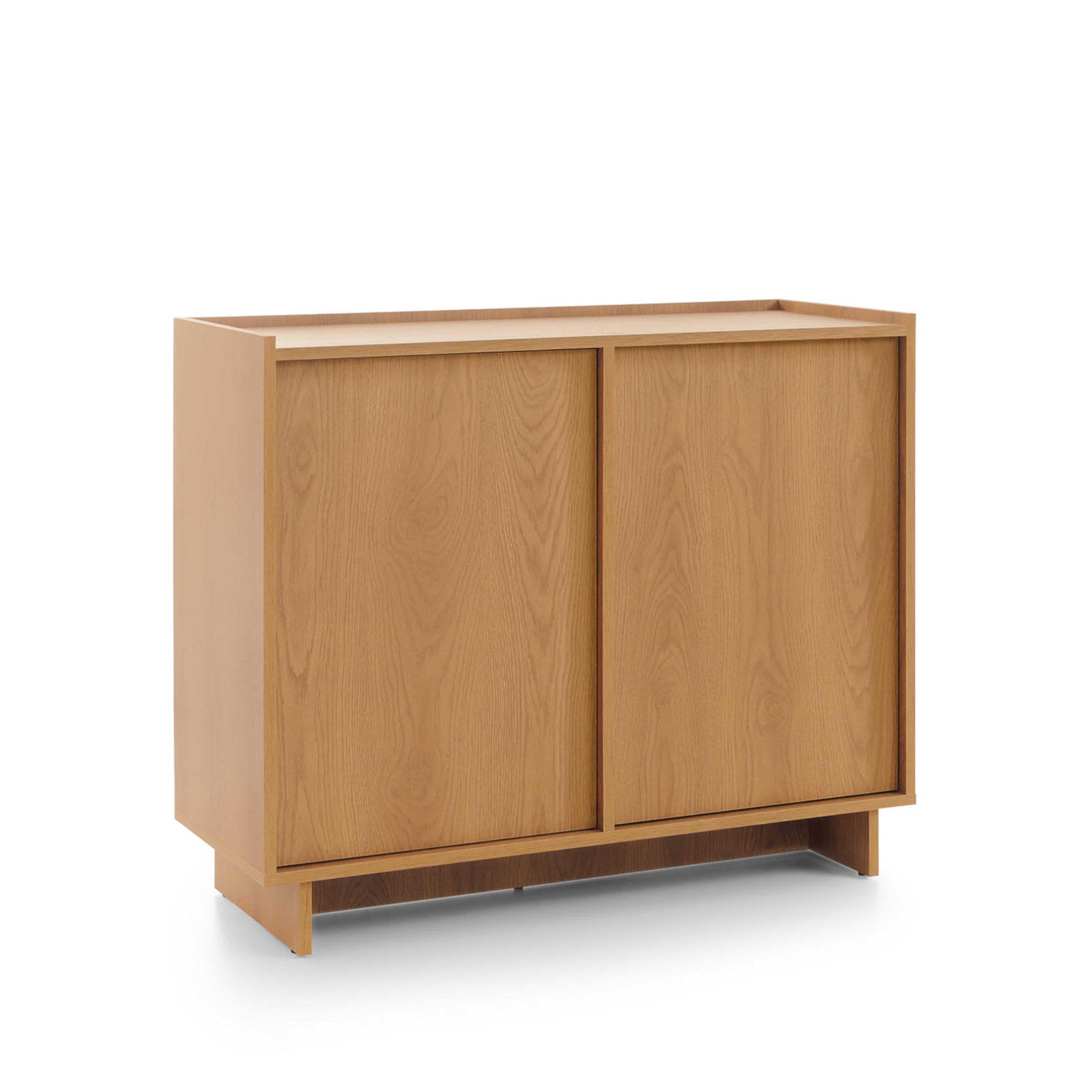 SIDEBOARD YARKER KOM2 Eiche - Eichefarben, Glas/Holzwerkstoff (98/82/39cm) - Komodee