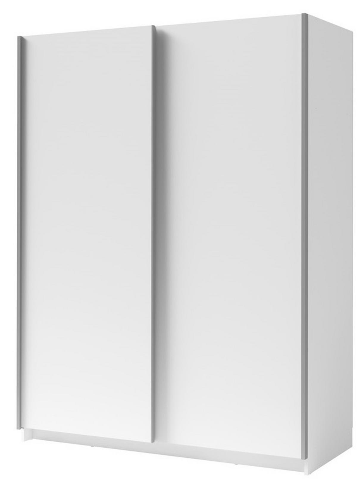 KLEIDERSCHRANK Weiß 181/199/62 - Weiß, Holzwerkstoff (181/199/62cm) - RAUMHIRSCH FURNITURE