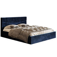 BETT Einzelbett Granat OLDO 7 Mit Bettkasten 120x200 cm - Dunkelblau, Textil (120/200cm) - Sepro Meble