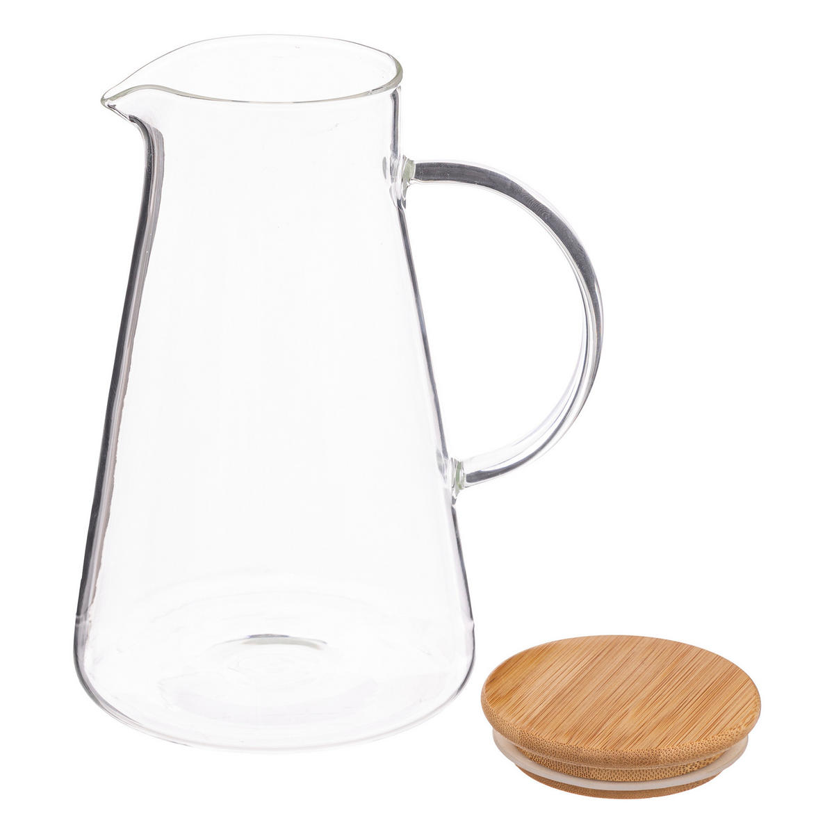 GLASKARAFFE Kanne Chila Transparent 1,5 l 16,8/13/21 cm - Transparent, Glas (1.5L) - Atmosphera Createur d´interieur