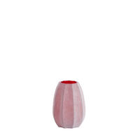 VAZE Bradley Rot 17/17/23.5 cm - Rot, Glas (23.5cm) - Light & Living