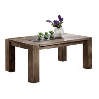 ESSTISCH Sheesham 240x100x76 grau geölt NATURE GREY #608 - Grau, Holzwerkstoff (100/240/76cm) - Massivmoebel24