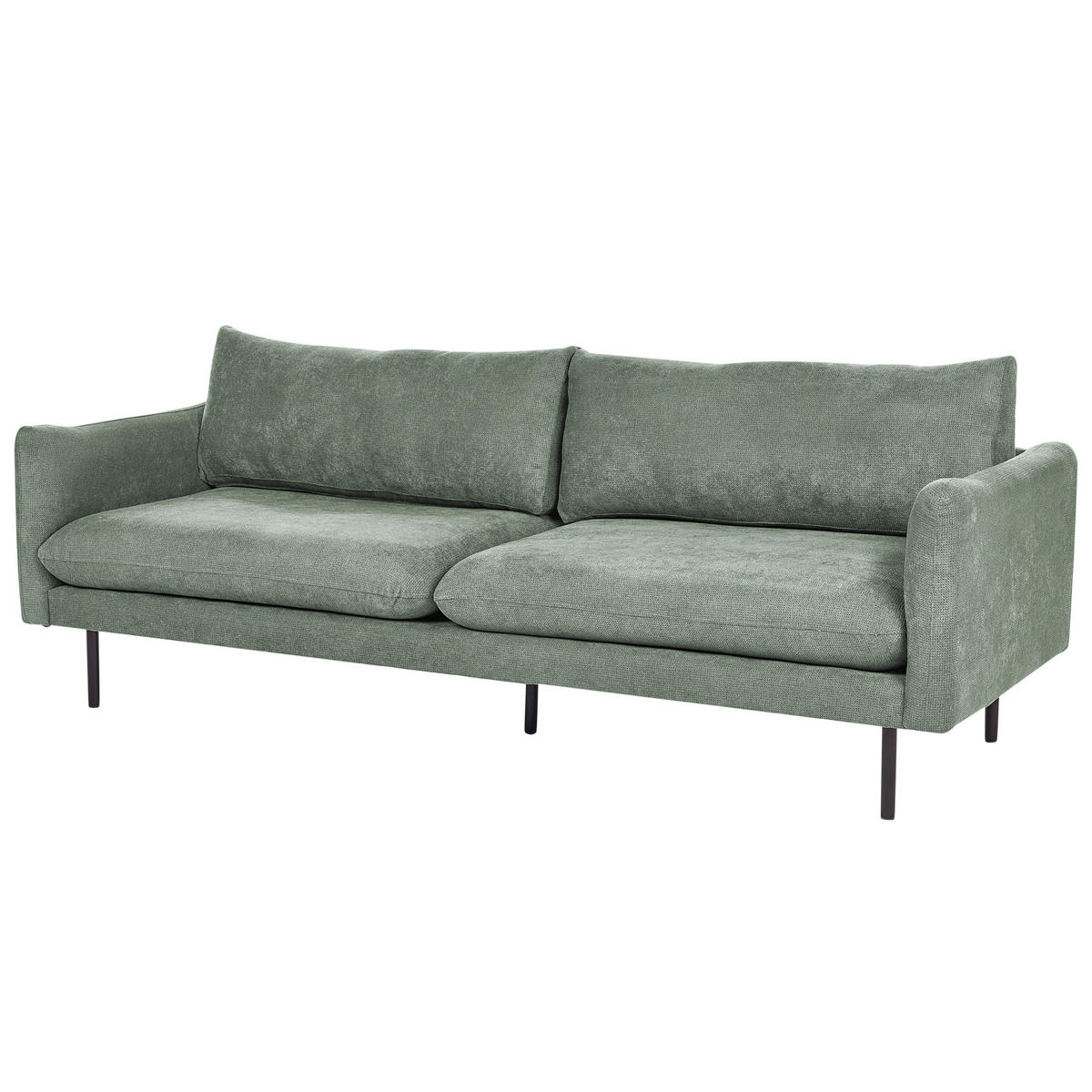 POHOVKA 3-místná Látka Světle zelená Vinterbro - světle zelená, textil (220/86/84cm) - Beliani