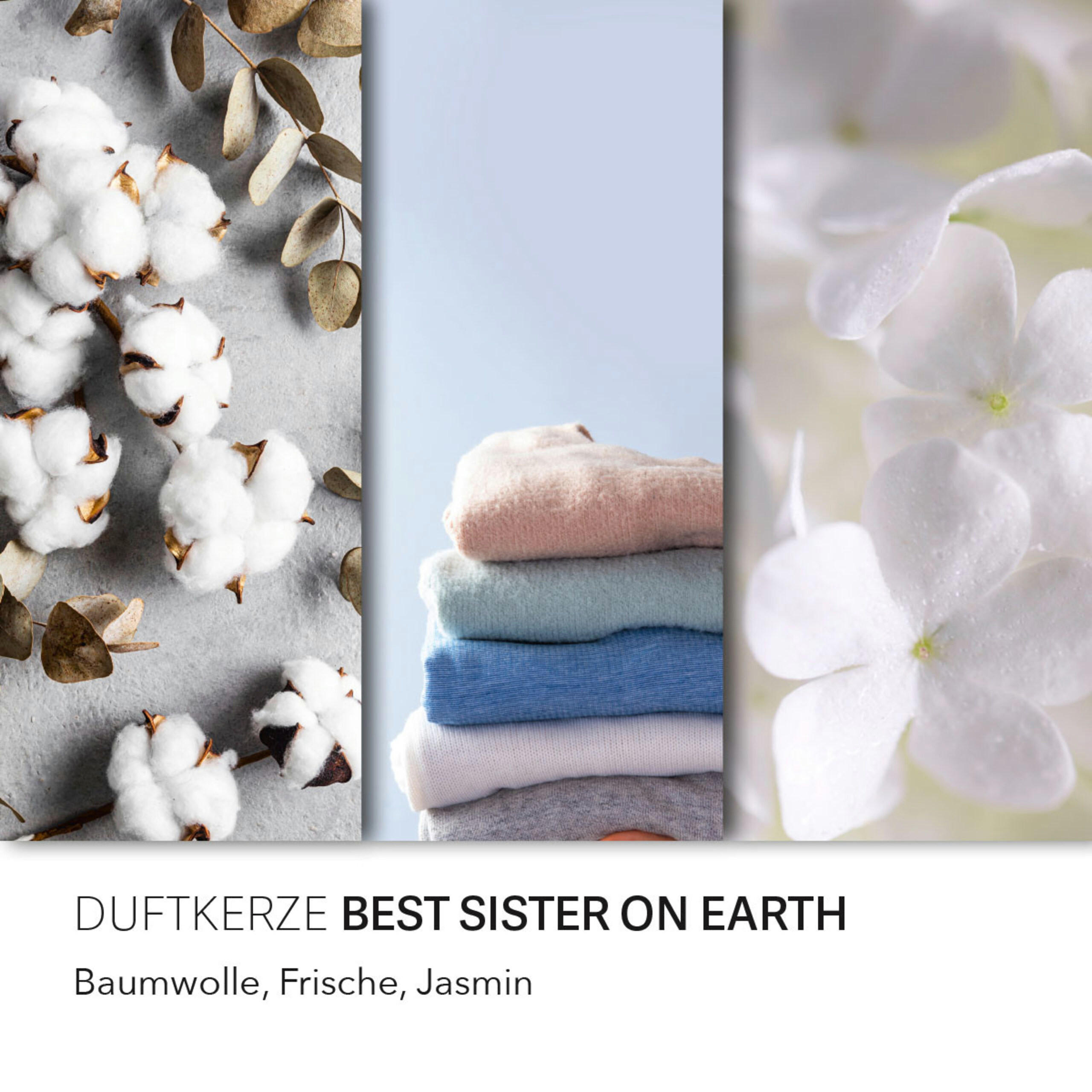 DUFTKERZE Peanuts™ - Orange, Naturmaterialien/Glas (11.5cm)