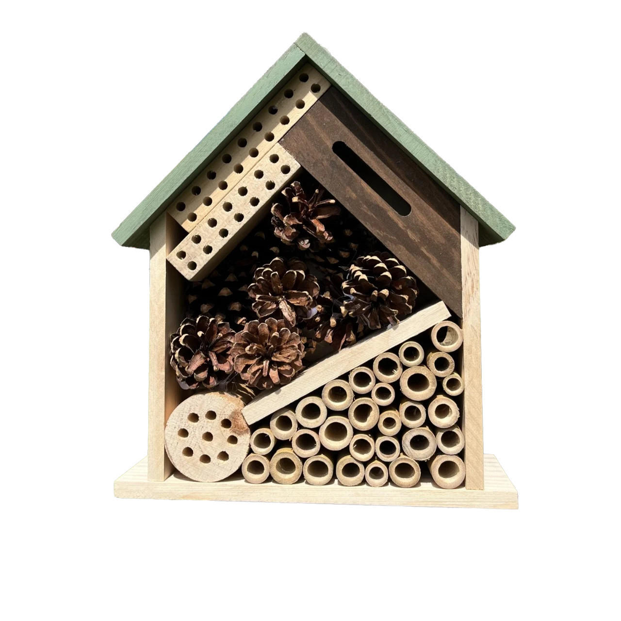 INSEKTENHOTEL 22.5/8.3/26.2 cm - Multicolor, Holz (8.3/26.2/22.5cm) - Authentics