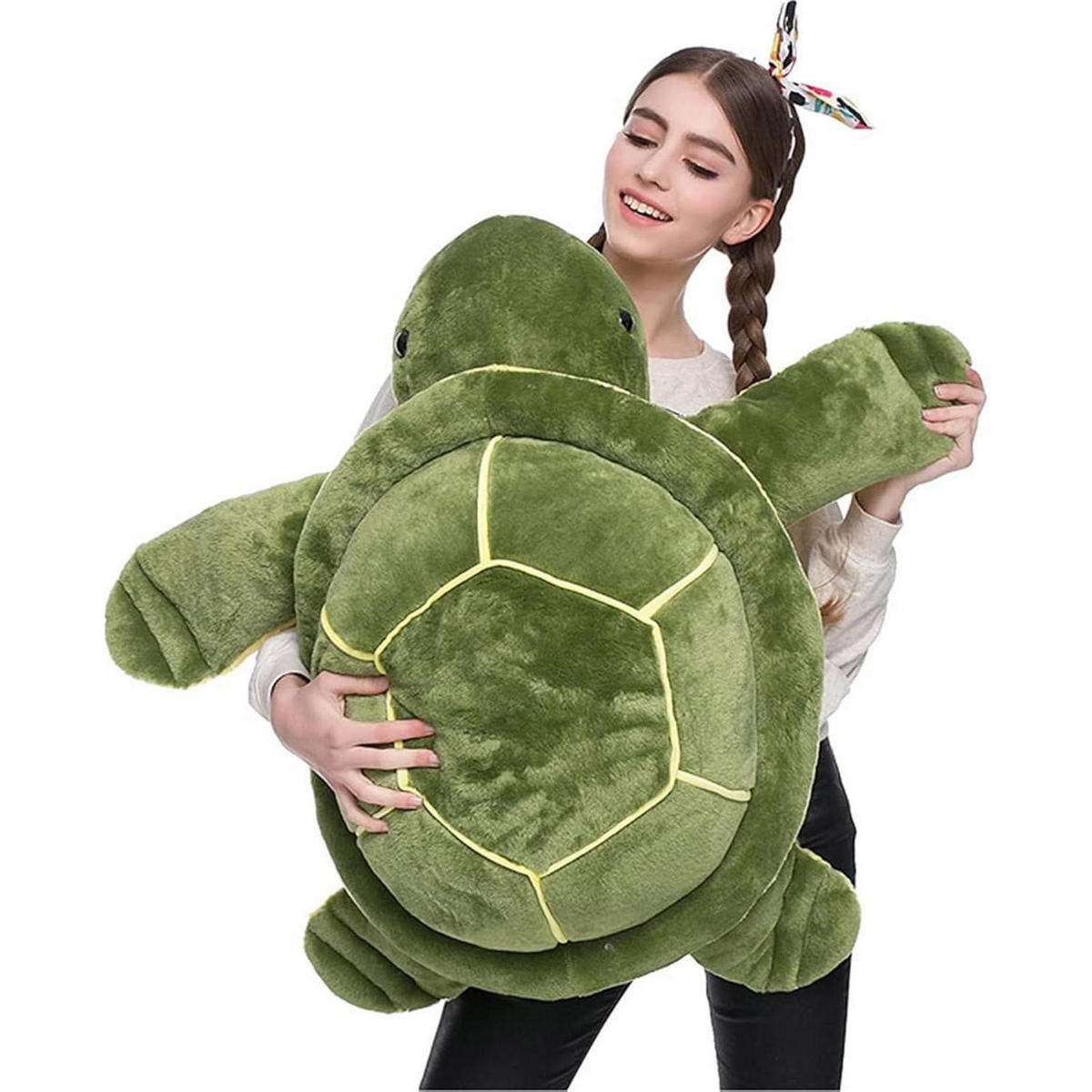 KUSCHELTIER Schildkröte Plüschtier 25 cm grün - Grün, Textil (25/25cm)