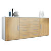 SIDEBOARD Verona Eiche Natur - Eichefarben, Holzwerkstoff (166/72/35cm) - Vladon
