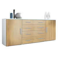 SIDEBOARD Verona Eiche Natur - Eichefarben, Holzwerkstoff (166/72/35cm) - Vladon