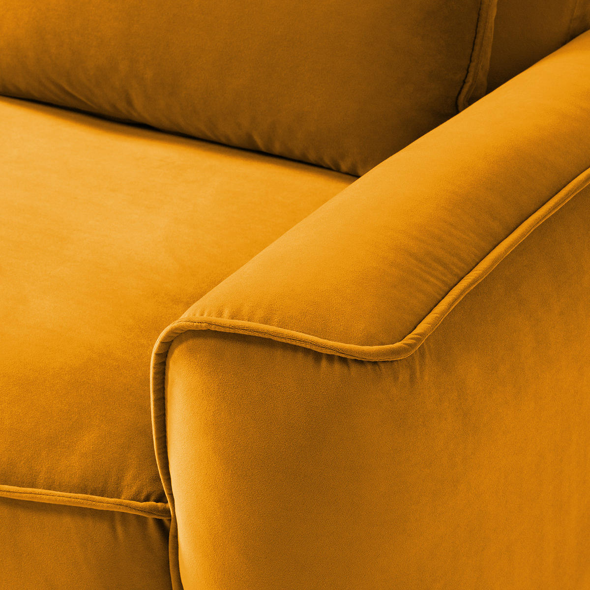 MODULSESSEL - Orange, Holz/Textil (104/82/99cm) - home24