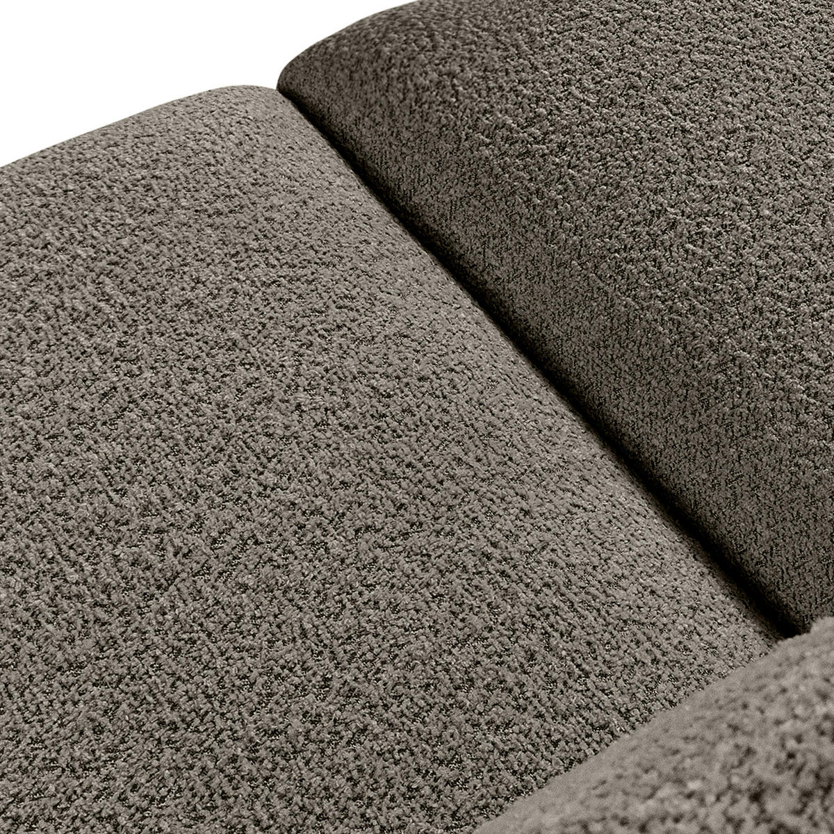 2,5-SITZER SOFA BUFFO, kühles Braun - Braun, Holz/Holzwerkstoff (250/73/96cm) - KONSIMO®