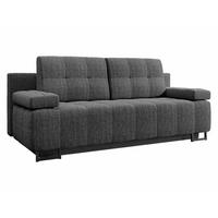 SCHLAFSOFA Morena D - Schwarz/Graphitfarben, Holz/Textil (200/90/90cm) - MIRJAN24