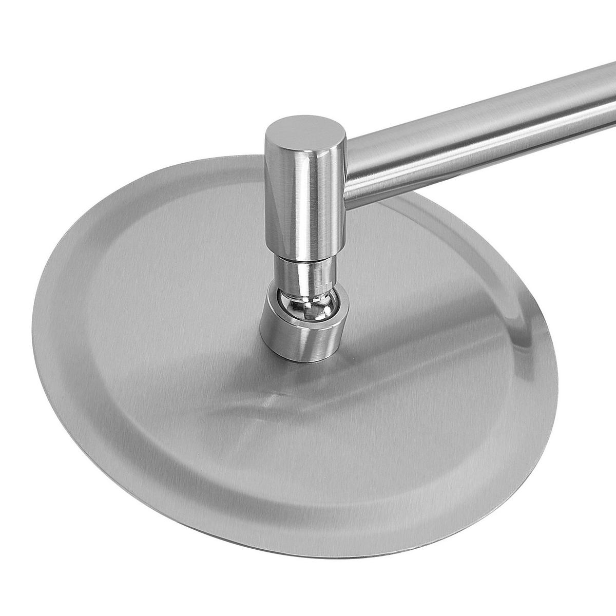 GARTENDUSCHE Silber Olzai - Silberfarben, Metall (26/210/46cm) - Beliani
