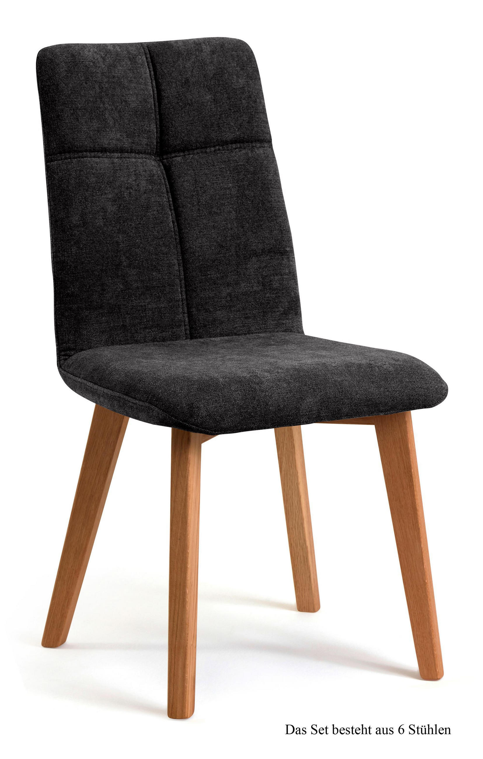 ESSZIMMERSTUHL (6er-Set) Dillian 47x92x60 Eiche geölt/Anthrazit - Eichefarben/Anthrazit, Kunststoff (60/92/47cm) - 58aufmkessel