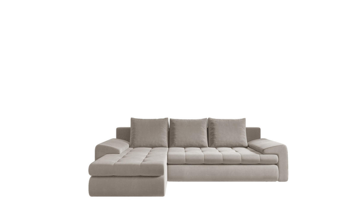 ECKSOFA TOMI Castel KaltesBeige Links - Ecru, Holz (150/237cm) - Kaiser Möbel
