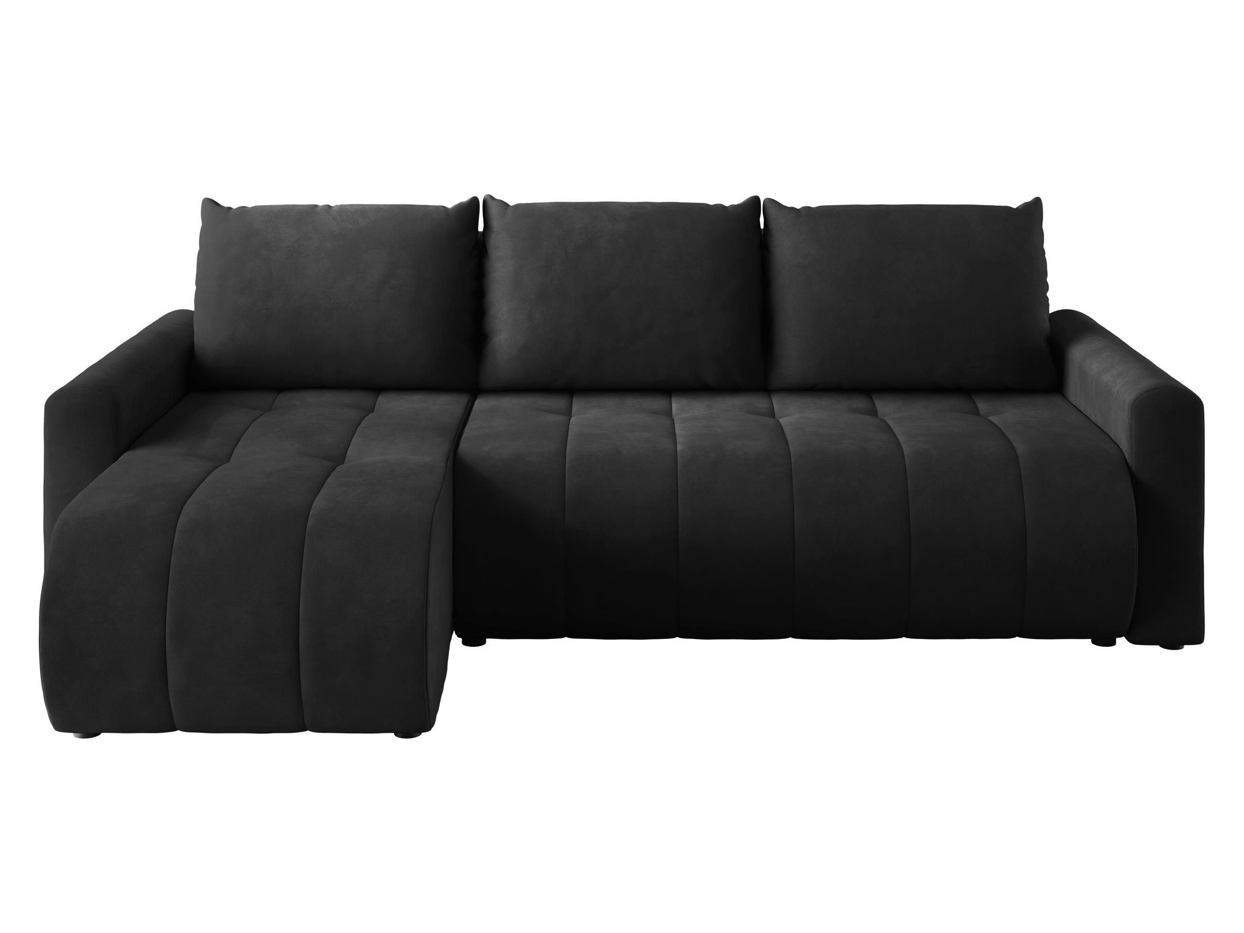 ECKSOFA Sprint - Schwarz, Holz/Kunststoff (230/149cm) - MIRJAN24