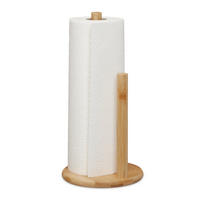 KÜCHENROLLENHALTER - Hellbraun, Holz (14.5/28/14.5cm) - Relaxdays