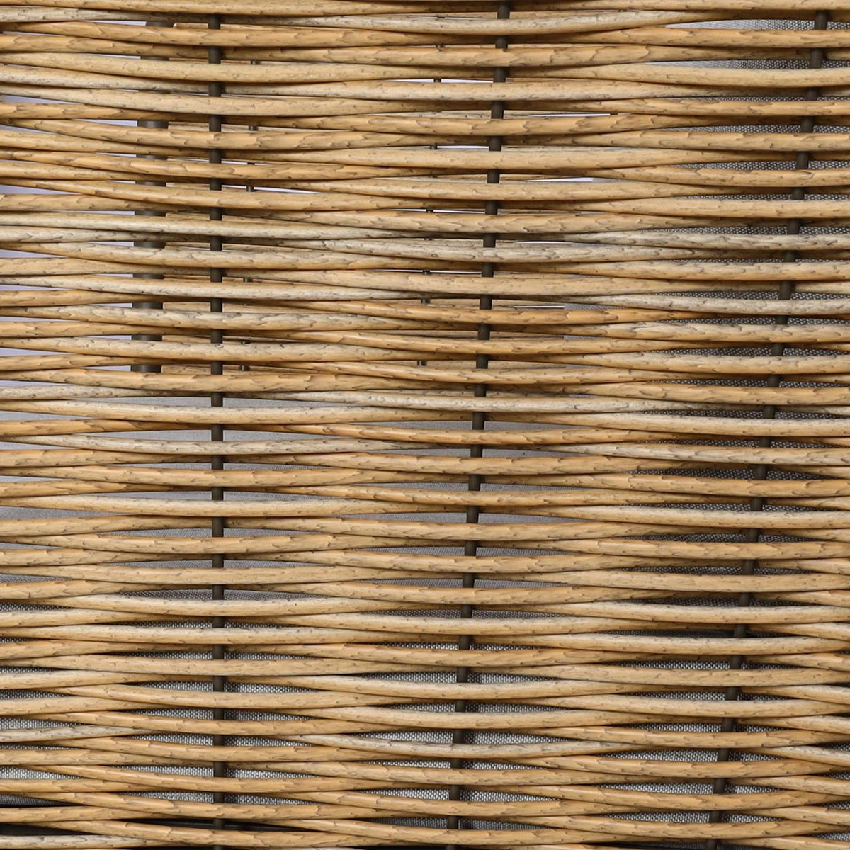 GARTENGARNITUR Poly-Rattan Hellgrau - Grau, Metall - PROREGAL