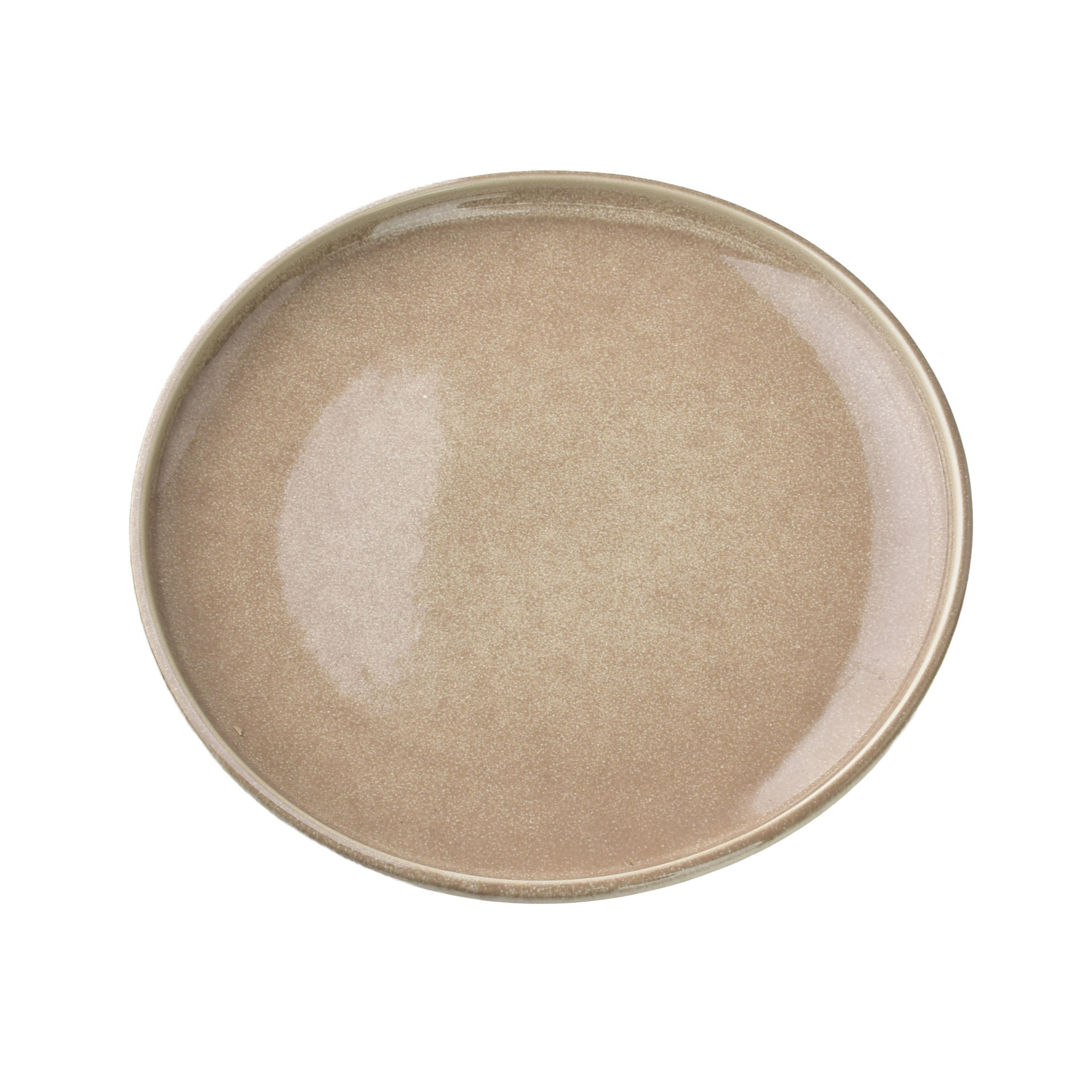 DESSERTTELLER Basic Nature Beige 21x21x 2,5 cm Keramik - Beige, Keramik (21/21/2.5cm) - Mondex