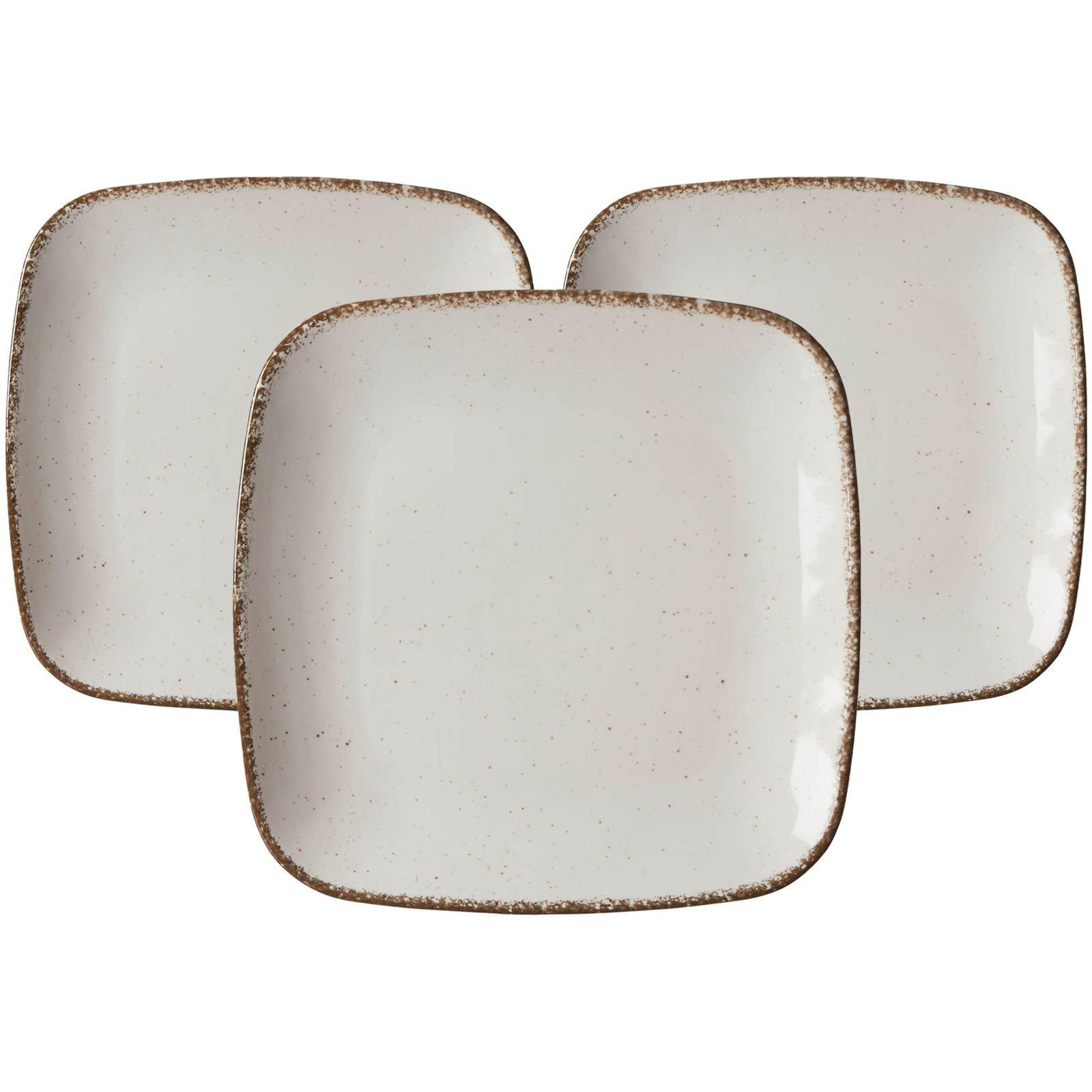 SPEISETELLER Casa Beige ø 27 cm 3er Set - Beige, Keramik (27cm) - Ritzenhoff Breker