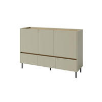 KINDERKOMMODE LIBU 07 150/40/105 in Eukalyptus / Baltic Düne Eiche - Alteiche/Eukalyptusholzfarben, Holzwerkstoff (150/105/40cm) - Deine Möbel 24