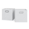 FALTBOX Weiß 30 x 30 cm 2er Set - Weiß, Wellpappe (30/30/30cm) - Vicco