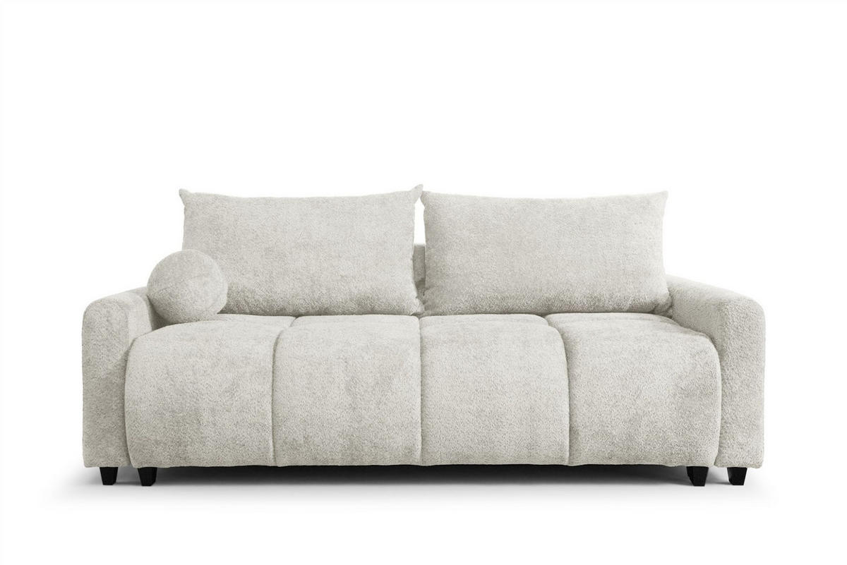 SCHLAFSOFA Giana - Weiß, Holzwerkstoff/Textil (230/100/100cm) - Fun Möbel