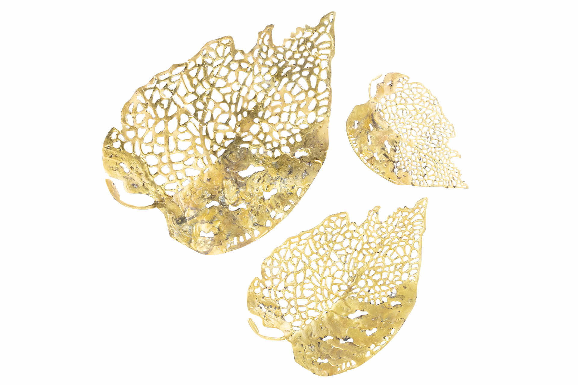 WANDDEKO 60/47 cm - Goldfarben, Metall (60/47/2cm) - KUNSTLOFT